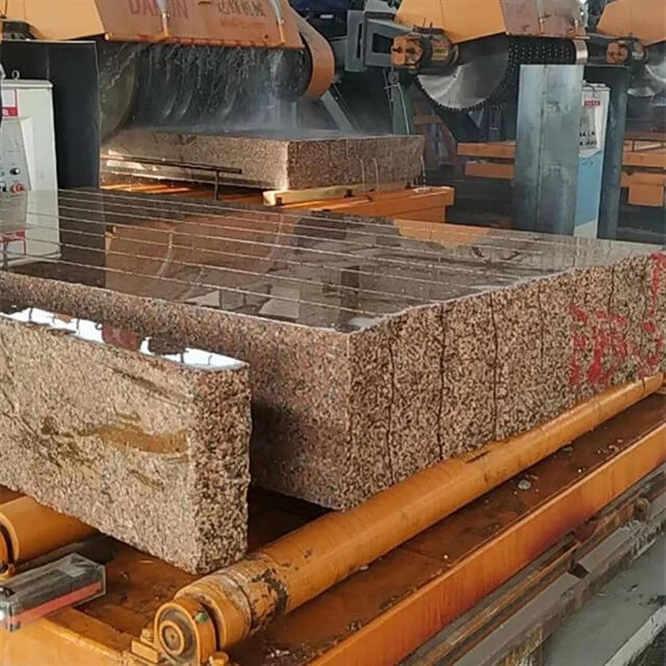 Curb Stone Cutting Machine Line（slicing+edge cutting）