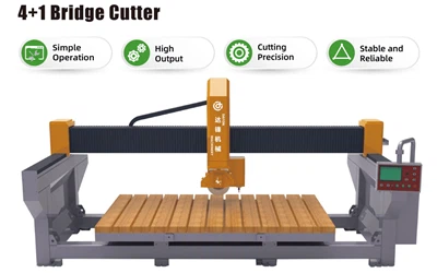 4+1 Stone Bridge Cutter Machine